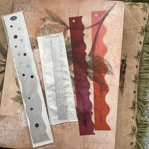 Five Decorative Paper Crafting Rulers